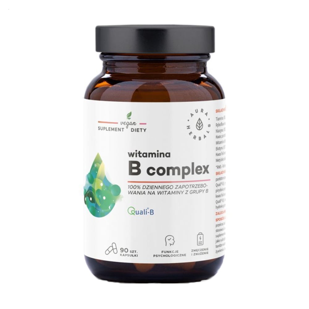 Уцінка! Вітамін B Aura Herbals Vitamin B Complex, 90 капсул
